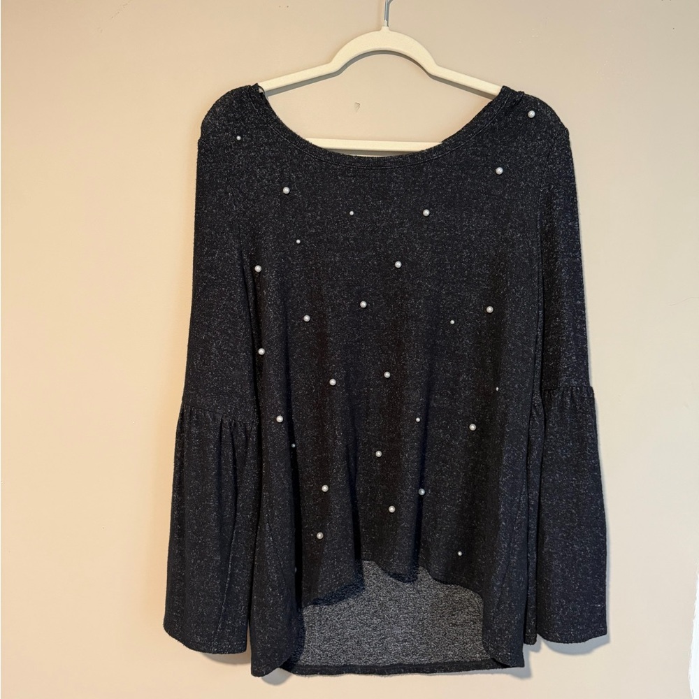 Pearl-Embellished Simply Vera Top